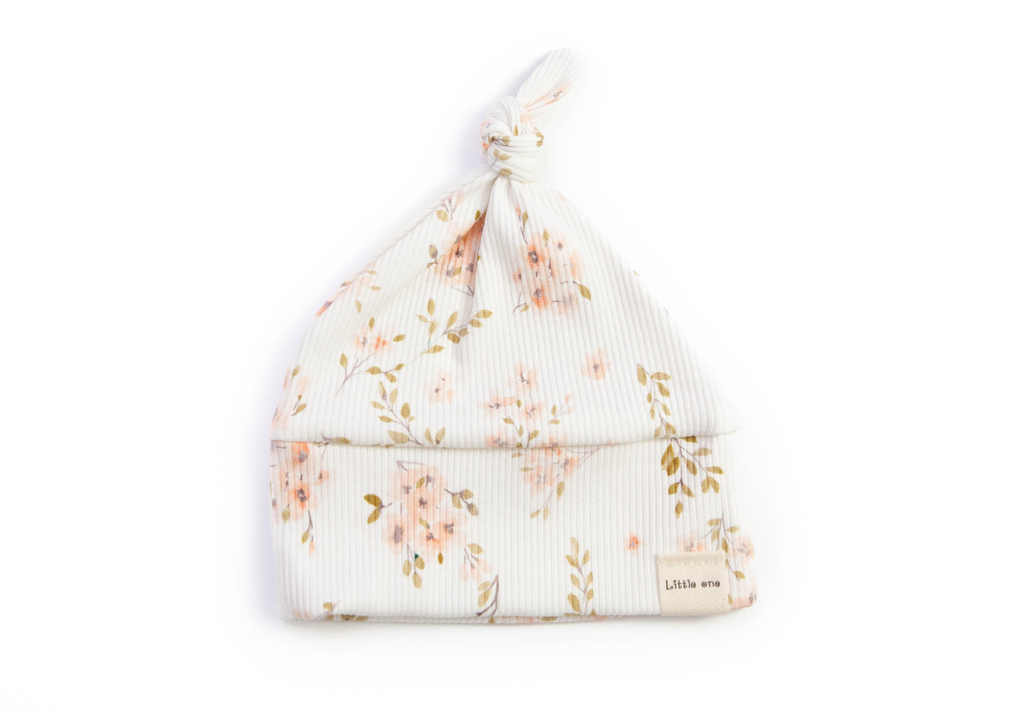 Baby hat rib flowers