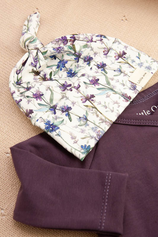 Wrap shirt dark purple