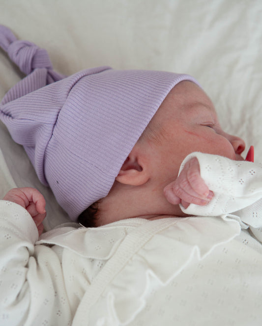 Mutsje baby rib lila