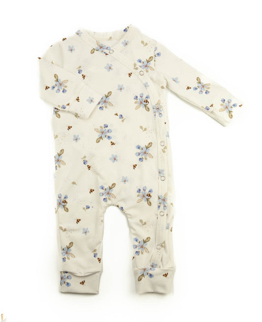Playsuit Little one flowers blue