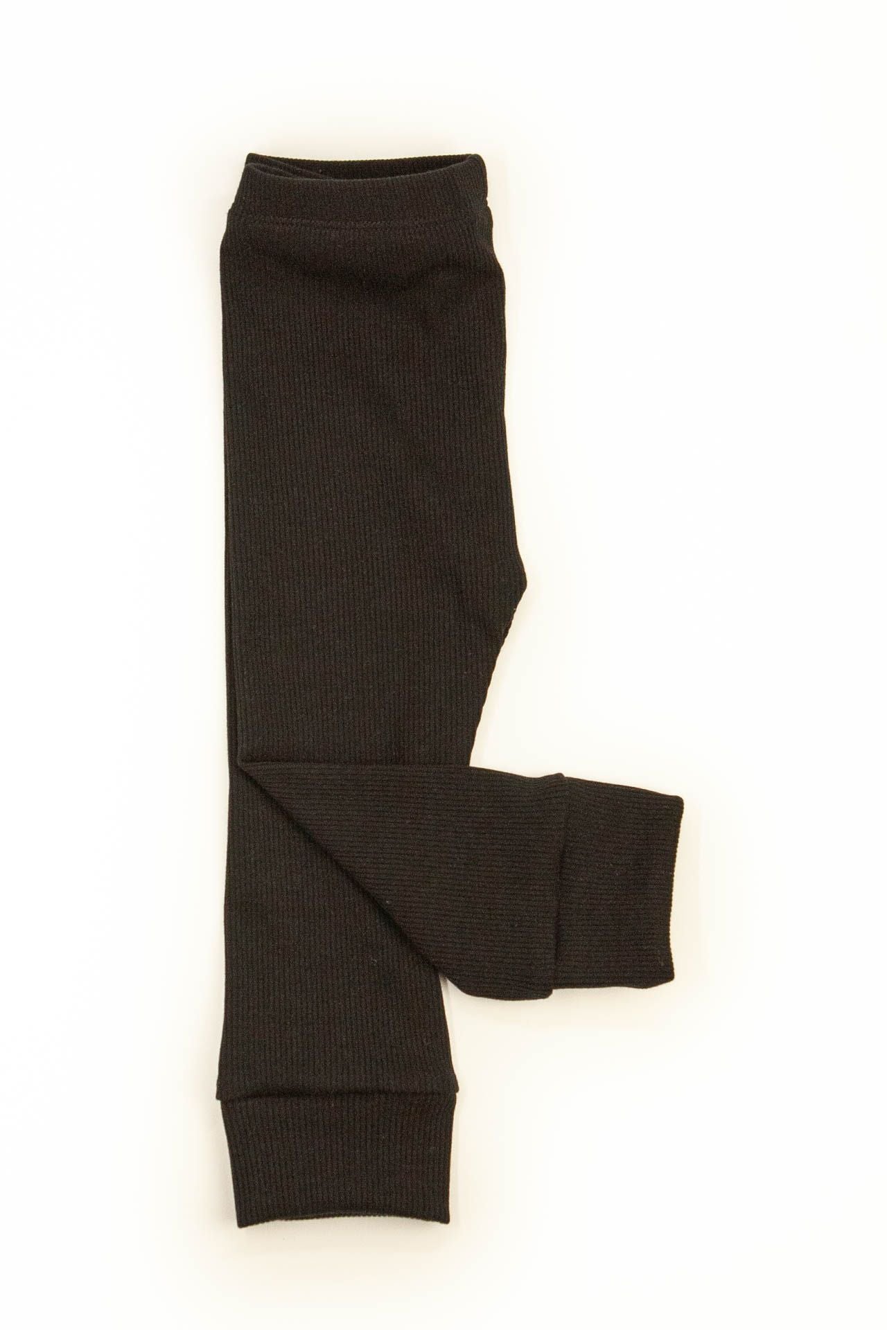 Leggings baby rib black