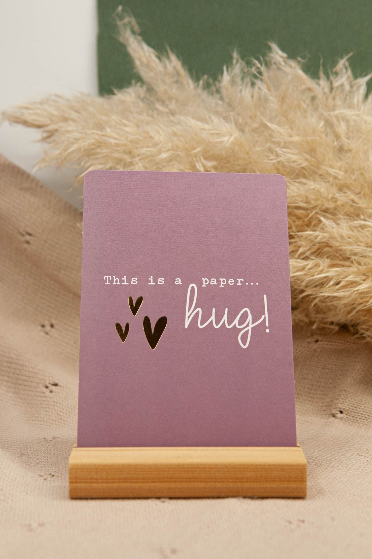 Card this is a paper hug