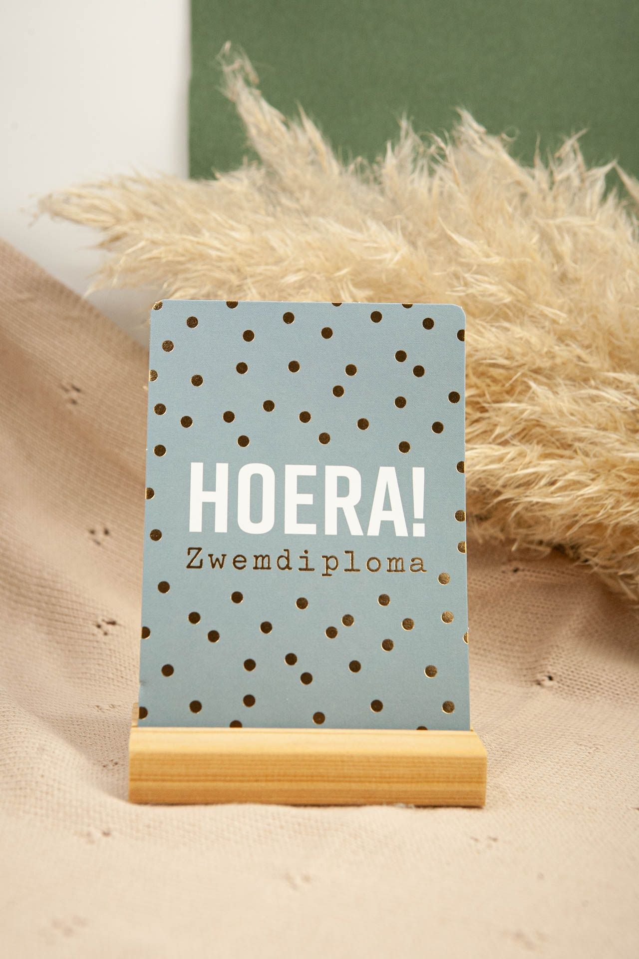 Kaartje Hoera! Zwemdiploma