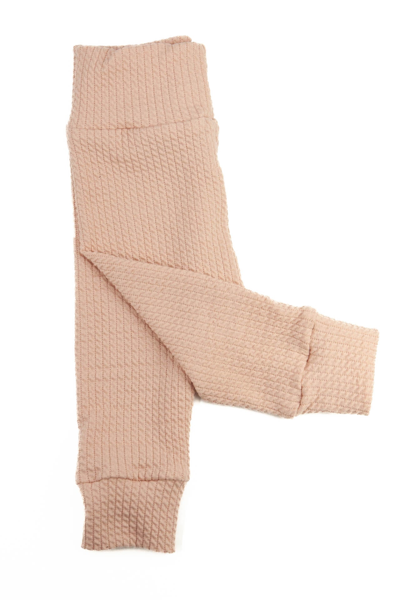 Pink cable-knit panties