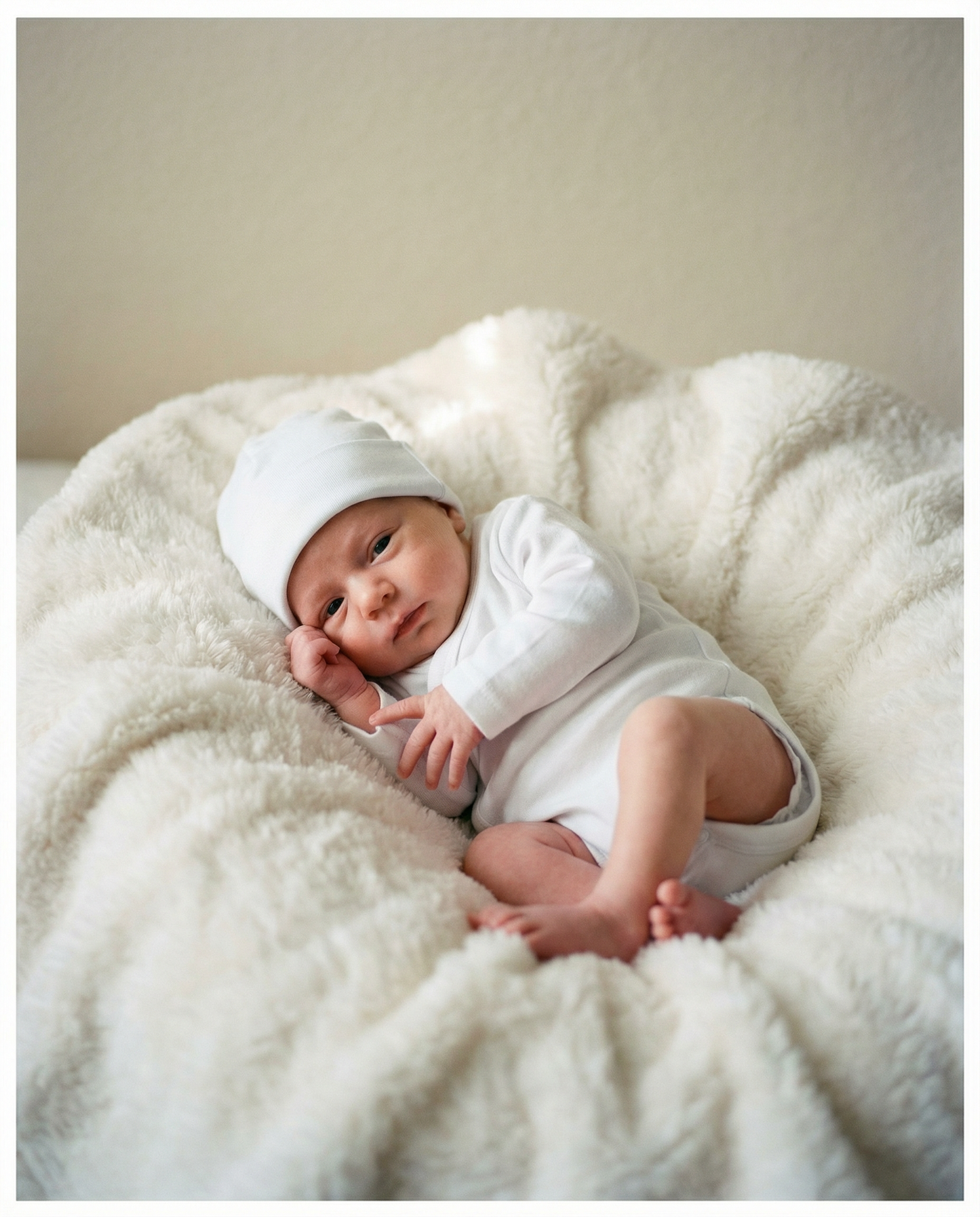 Prematuur romper setje wit