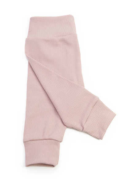 Babyhose gerippt altrosa