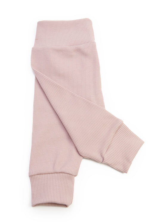 Babyhose gerippt altrosa