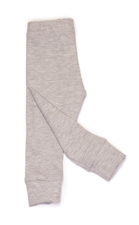 Leggings Baby Rippe grau