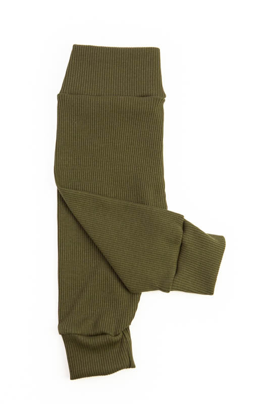 Babyhose Ripp grün