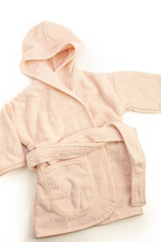 Bathrobe soft pink personalized