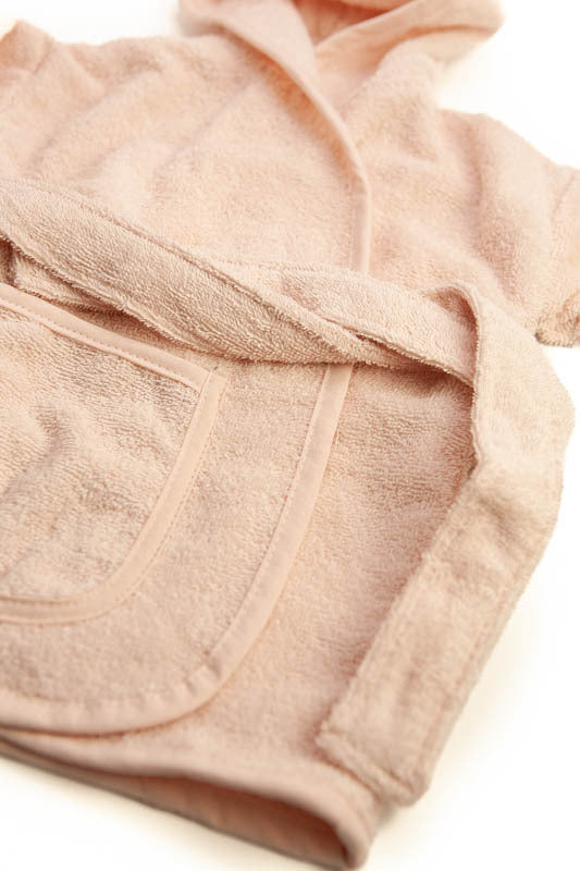 Bathrobe soft pink personalized