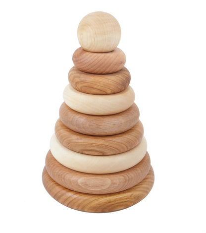 Stapelturm rund - Montessori - Holzspielzeug