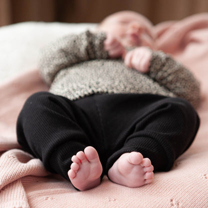 Babyhose Ripp schwarz