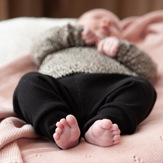 Babyhose Ripp schwarz