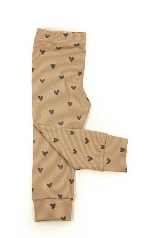 Leggings Baby Rib Herzen