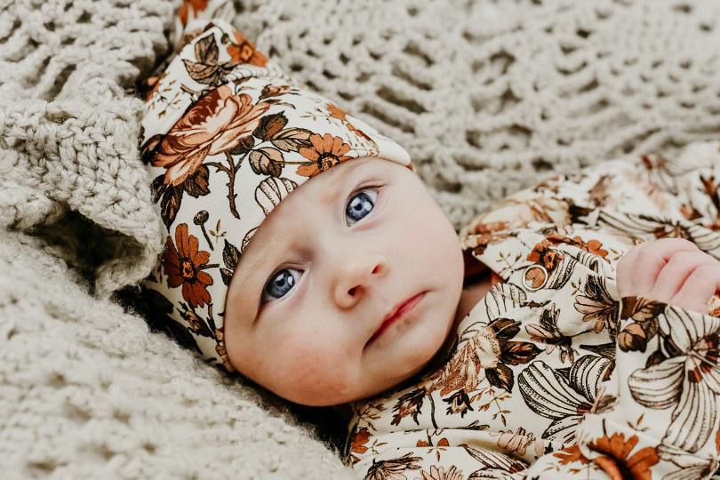 Vintage garden romper suit
