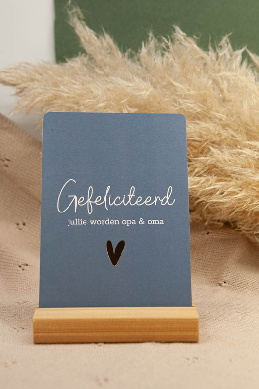Karte Herzlichen Glückwunsch, du wirst Opa &amp; Oma