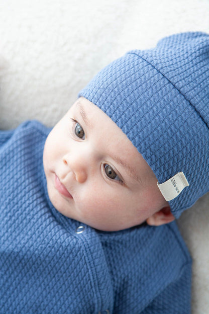 Mutsje kabel blauw