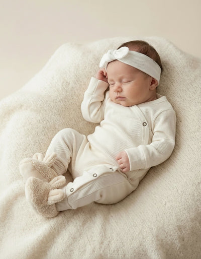 Boxpakje baby rib ecru