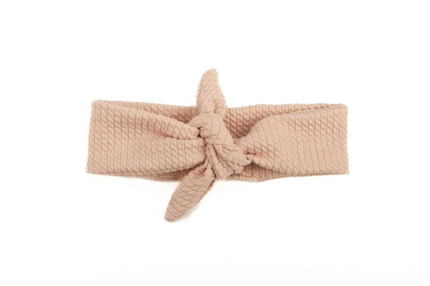 Pink cable headband