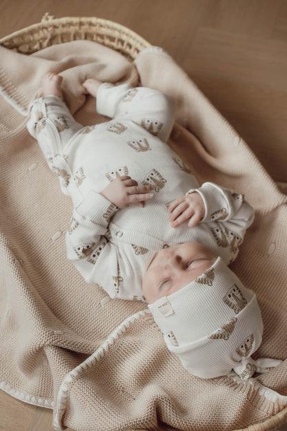 Mütze Baby Rib Löwen
