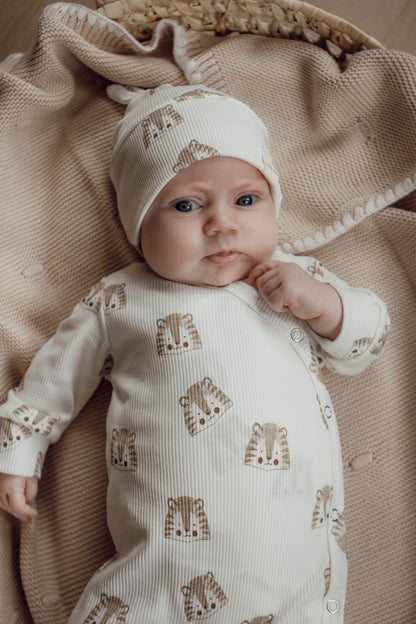 Mütze Baby Rib Löwen