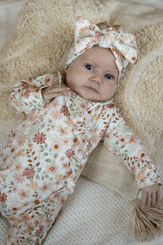 Boxpakje ruffel peach flowers