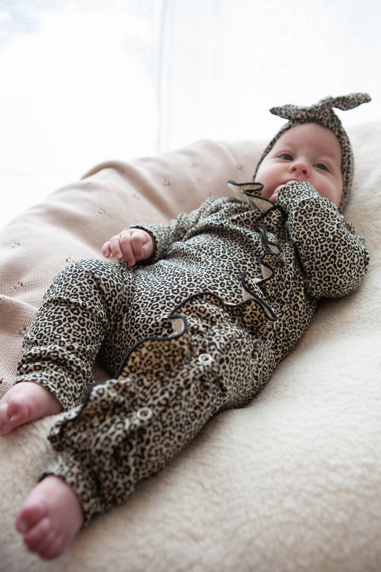 Leopard romper suit