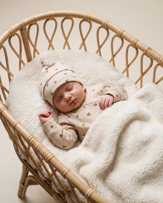 Baby Strampler Rippe Blaubeeren