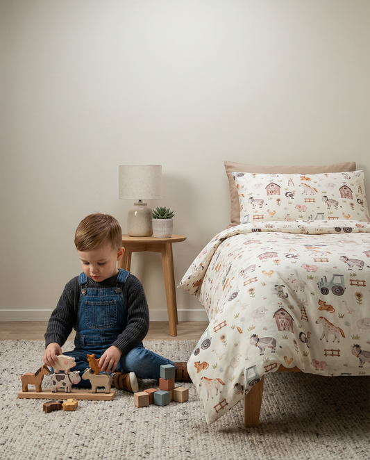 Toddler duvet farm animals